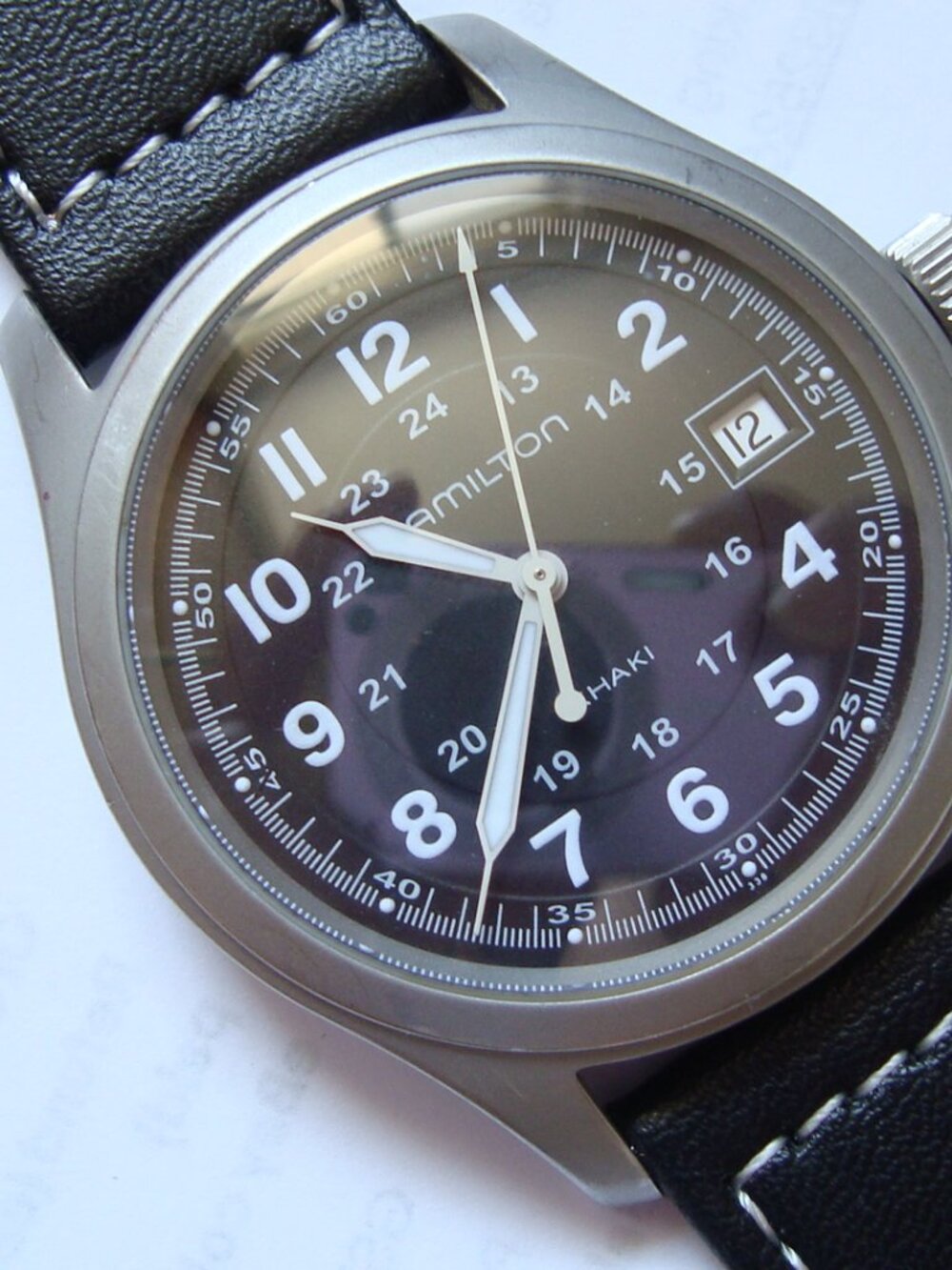 HAMILTON QUARTZ FIELD WATCH ,NEW BATTERY,RUN GREAT